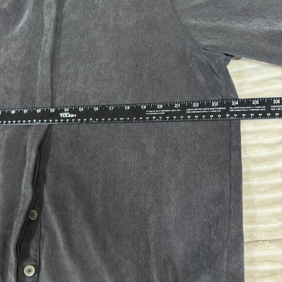 Zara Charcoal Button Down Shirt - Picture 11 of 11